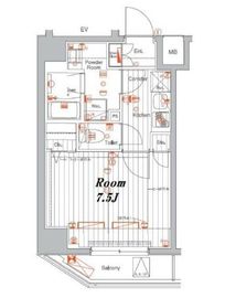 メイクスデザイン門前仲町2 9階 間取り図