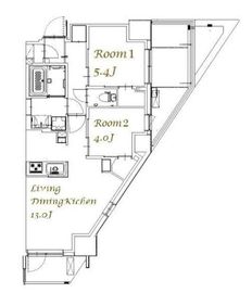 スプランディッド西日暮里 606 間取り図