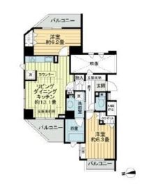 菱和パレス高輪台 11階 間取り図