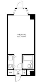 赤坂ベルゴ 7階 間取り図