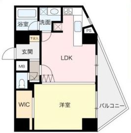 デュオ・スカーラ赤坂2 305 間取り図