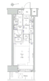 ステージグランデ芝大門 4階 間取り図