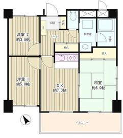 パステル中野 403 間取り図