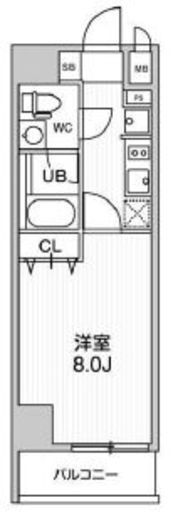 レオーネ南千住Ⅱ 203 間取り図