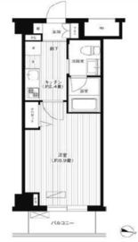 アヴニール元代々木 207 間取り図