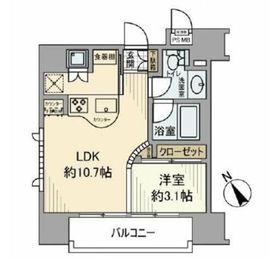スタジオスウィート品川・五反田 11階 間取り図
