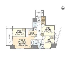 ブリリア田端 2階 間取り図
