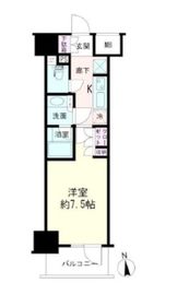 デュオステージ蒲田 7階 間取り図