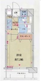 パレステュディオ赤坂 7階 間取り図
