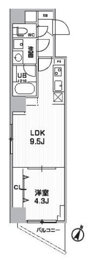 イルレガーメDH 301 間取り図