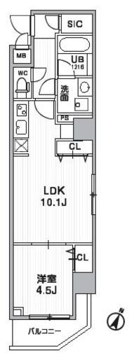 イルレガーメDH 303 間取り図