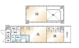 ハビテ外苑 502 間取り図