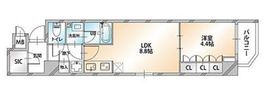ハビテ外苑 403 間取り図