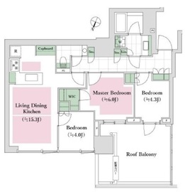 パークコート千代田四番町 5階 間取り図