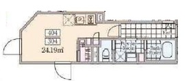 Reve Residence 白金台 (レーヴレジデンス白金台) 304 間取り図