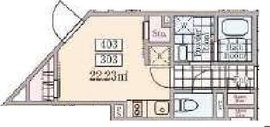 Reve Residence 白金台 (レーヴレジデンス白金台) 403 間取り図