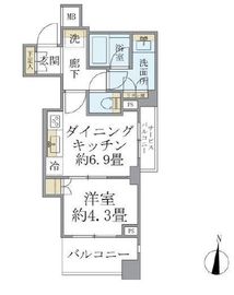 ブリリア中野 2階 間取り図