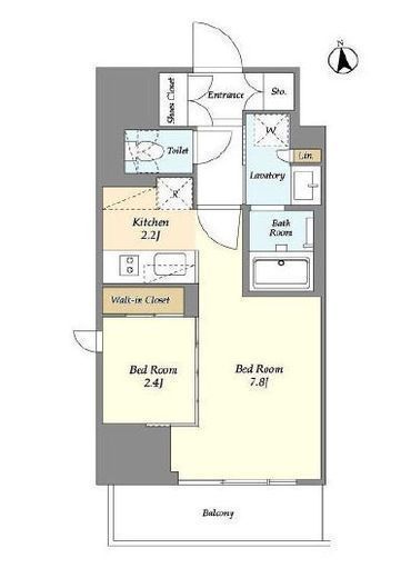 ラティエラ大鳥居 912 間取り図