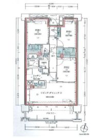 ザ・パークハウス杉並和田 4階 間取り図