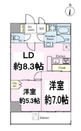 フレールコート錦糸公園 1002 間取り図