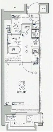 アルテシモベラ 4階 間取り図