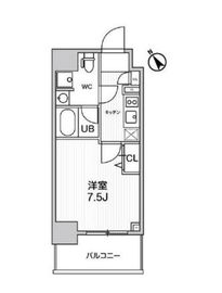 グランドコンシェルジュ浅草橋 12階 間取り図