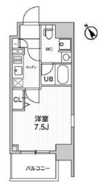 グランドコンシェルジュ浅草橋 9階 間取り図