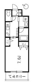 ガーデン目黒 303 間取り図