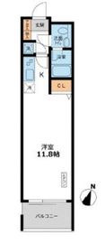 カッシア目黒 306 間取り図