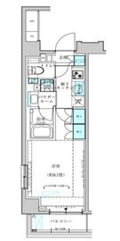 ヴィークブライト月島 601 間取り図