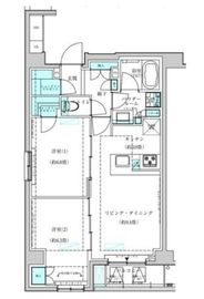 ヴィークブライト月島 801 間取り図