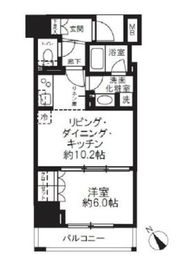 パークハウス西早稲田アーバンス 6階 間取り図