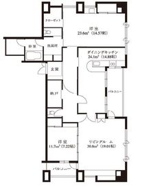 勝どきレジデンス 1001 間取り図