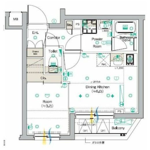 SYFORME KOMAGOMEⅡ (シーフォルム駒込Ⅱ) 3階 間取り図