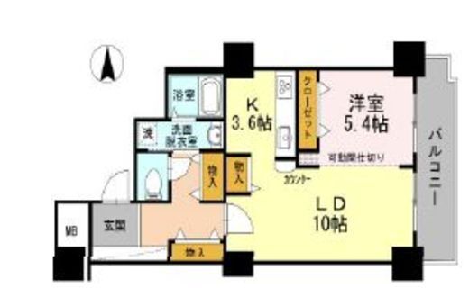 品川シーサイドビュータワー2 2606 間取り図