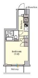 プラチナコート自由が丘 701 間取り図