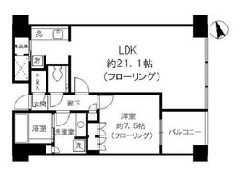 ラ・トゥール新宿 927 間取り図