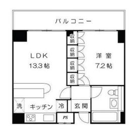 マナハウス四谷 503 間取り図