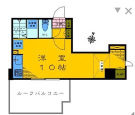 リビオ東中野 4階 間取り図