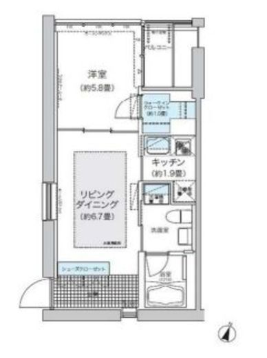 ガーデニエール砧ウエスト 136 間取り図