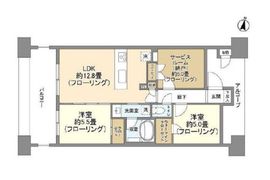 グランイーグル多摩川スカイフロント 9階 間取り図
