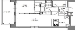 S-RESIDENCE押上Blossom (エスレジデンス押上ブロッサム) 902 間取り図