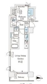 IPSE住吉 (イプセ住吉) 601 間取り図