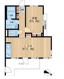 フォレシティ桜新町 105 間取り図