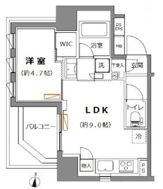 ルフォンリブレ蔵前コンセール 3階 間取り図