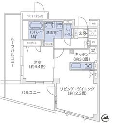 代官山BLESS鉢山 301 間取り図