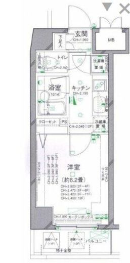 パレステュディオ渋谷ウエスト 3階 間取り図