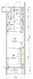 フィース水天宮前 1階 間取り図