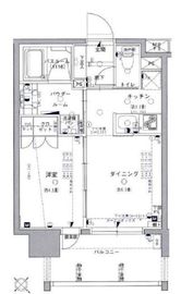 グローベルザ・フォートシティパークス 6階 間取り図