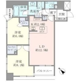 ライオンズシティ東京タイムズプレイス 6階 間取り図